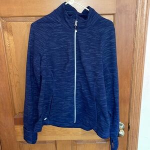 Athleta navy blue full zip